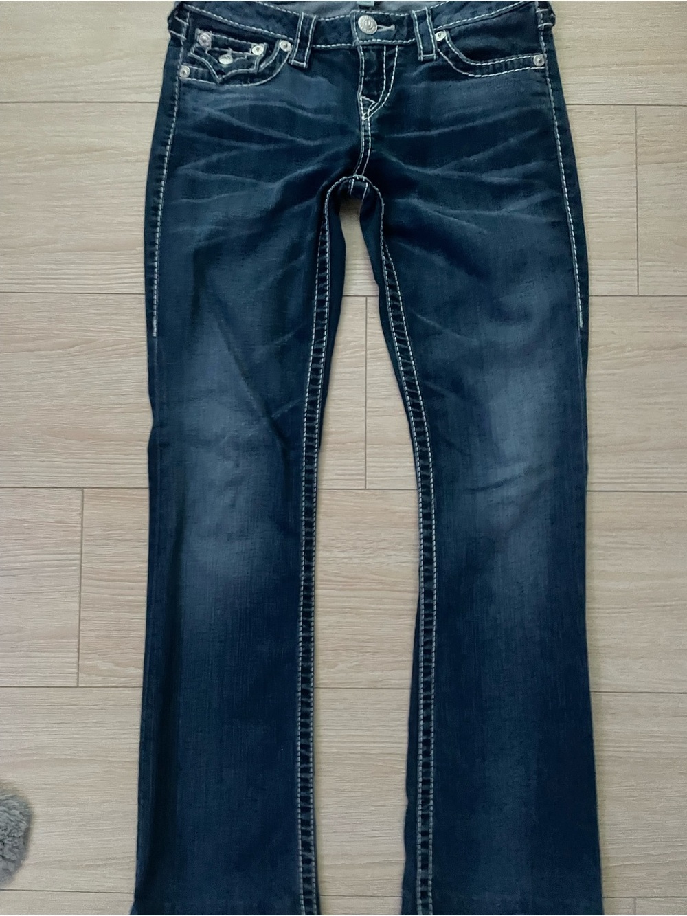 True Religion Dark Wash Bootcut Jeans
